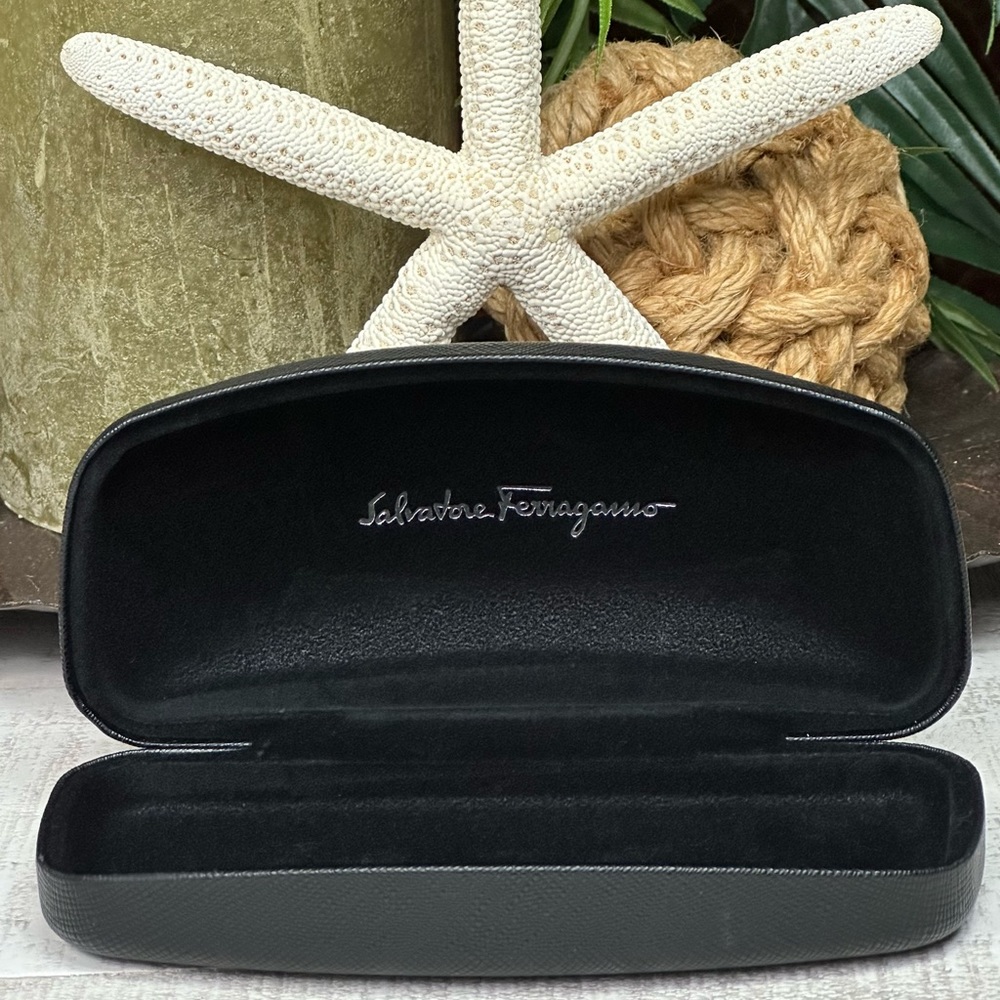 SALVATORE FERRAGAMO - New Black Sunglass Hard Case
